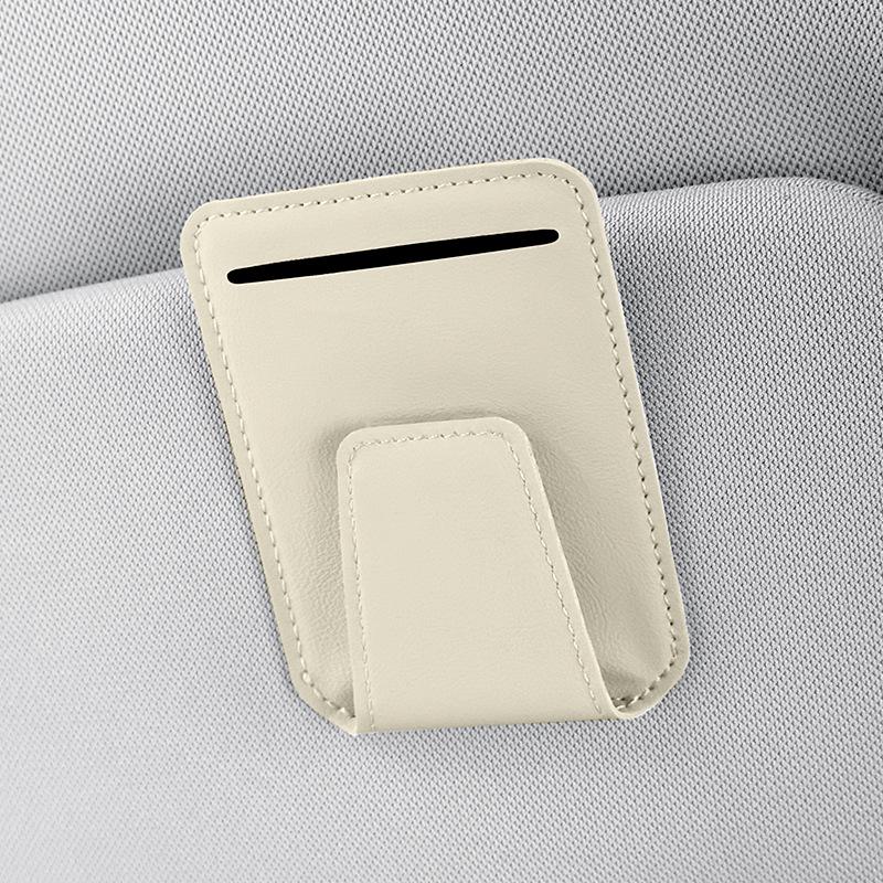 Multifunctional Car Sun Visor Sunglasses & Card Holder Clip