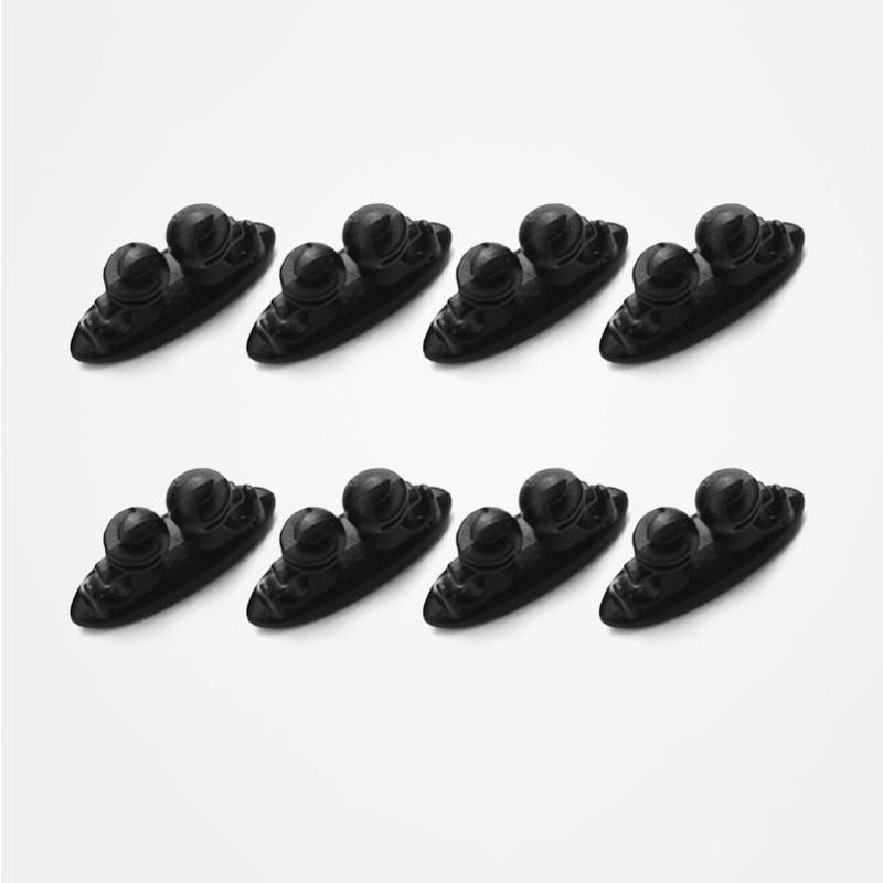 15pcs Cable Clips Winder Silicone Cable Hub Organizer Cable Winder Organizer Fixer USB Charging Clips Car Organizer Accessories