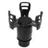 2 in 1 Universal Car Cup Holder Expander Cup Mount Extender Organizer with Adjustable Base