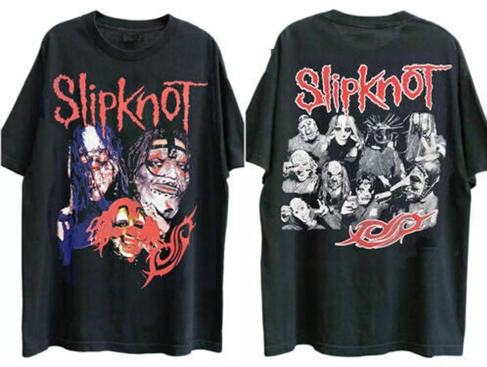 Slipknot Band Shirt Slipknot Black 2 Side Unisex Cotton Tshirt All sizes S5XL Unisex T-Shirt M