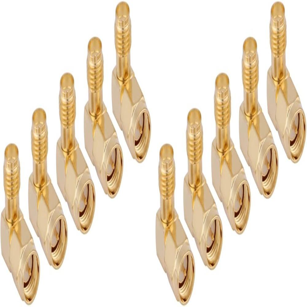 10pcs Gold Plated RF Coaxial Connector SMA Male to Female 90 Degree Connector For FPV Antenna
