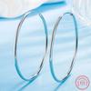 JewelryTop   Copper High Quality Fashion Jewelry Round Hoop Earrings For Women Lady Wedding Party New 5/6CM