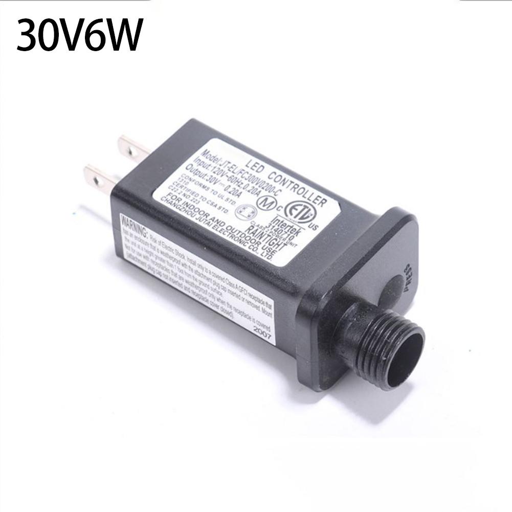 5V/24V/30V LED Fairy Light Power Adapter US Transformer Driver Power Supply Adapter  Electrical Outlet Connectors