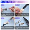 25g Adhesive Quick Drying Transparent High Hardness Epoxy Resin UV Glue Ultraviolet Curing Epoxy Crystal Glue UV Lamp Accessorie