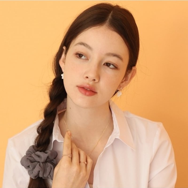 Dana Burton Unique Orchid Mini Two-Way Earrings