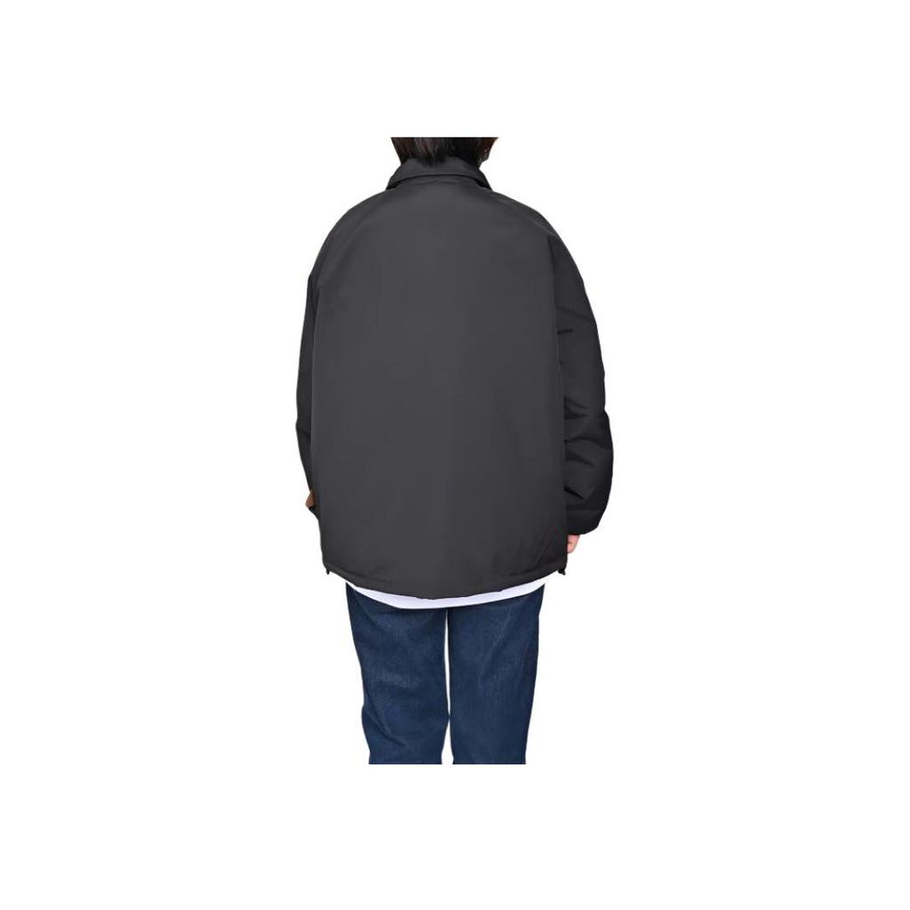 Vans X Yusuke Hanai Jednokolorowa Koszulka Polo z Kołnierzykiem Przyjazna dla Skóry Wygodna Kurtka Kurtka Unisex VN000TRKBLK