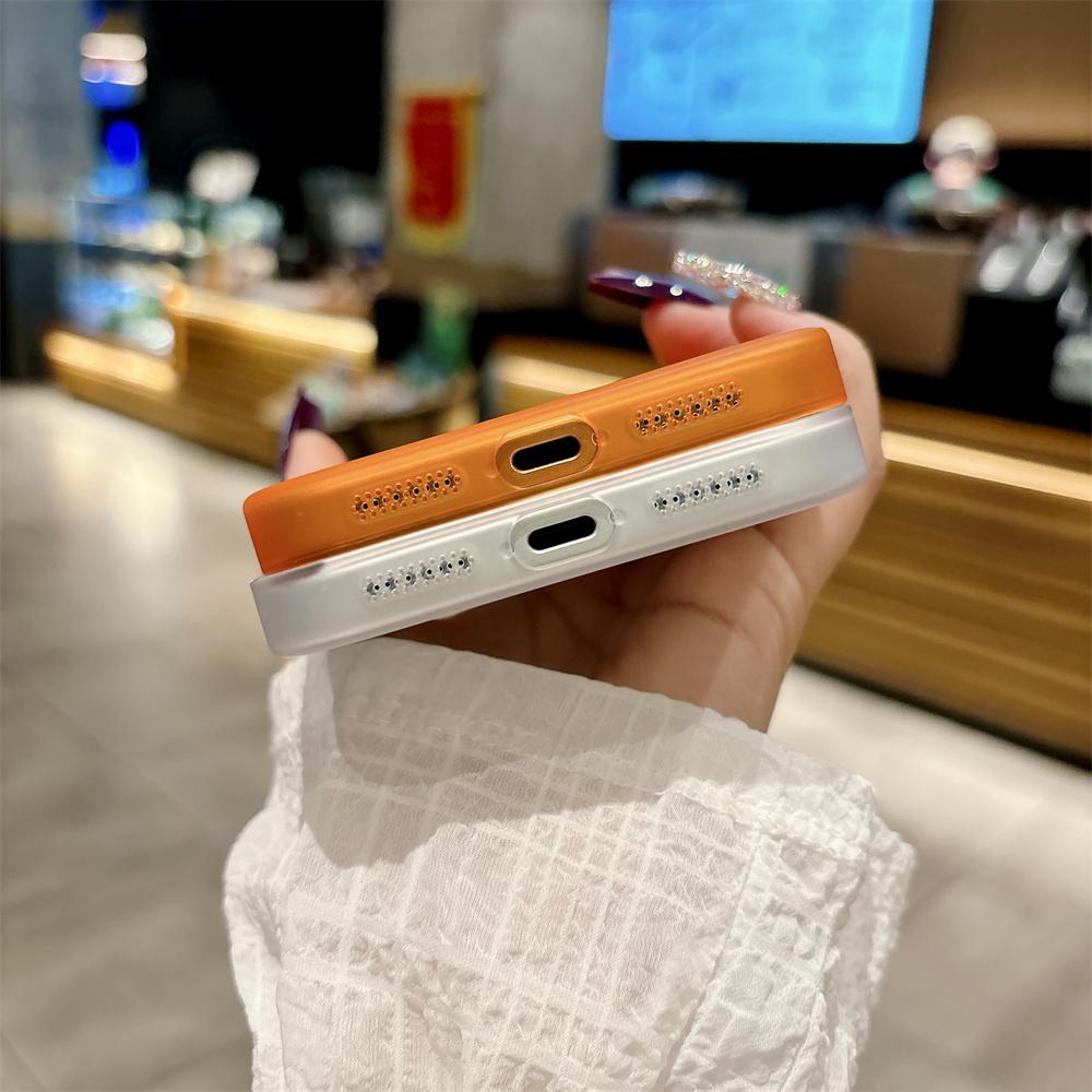 Luxury Translucent Matte Slim Phone Case For iPhone 17 16 15 14 13 Pro Max Shockproof Armor Frosted Ultra Thin Protection Cover