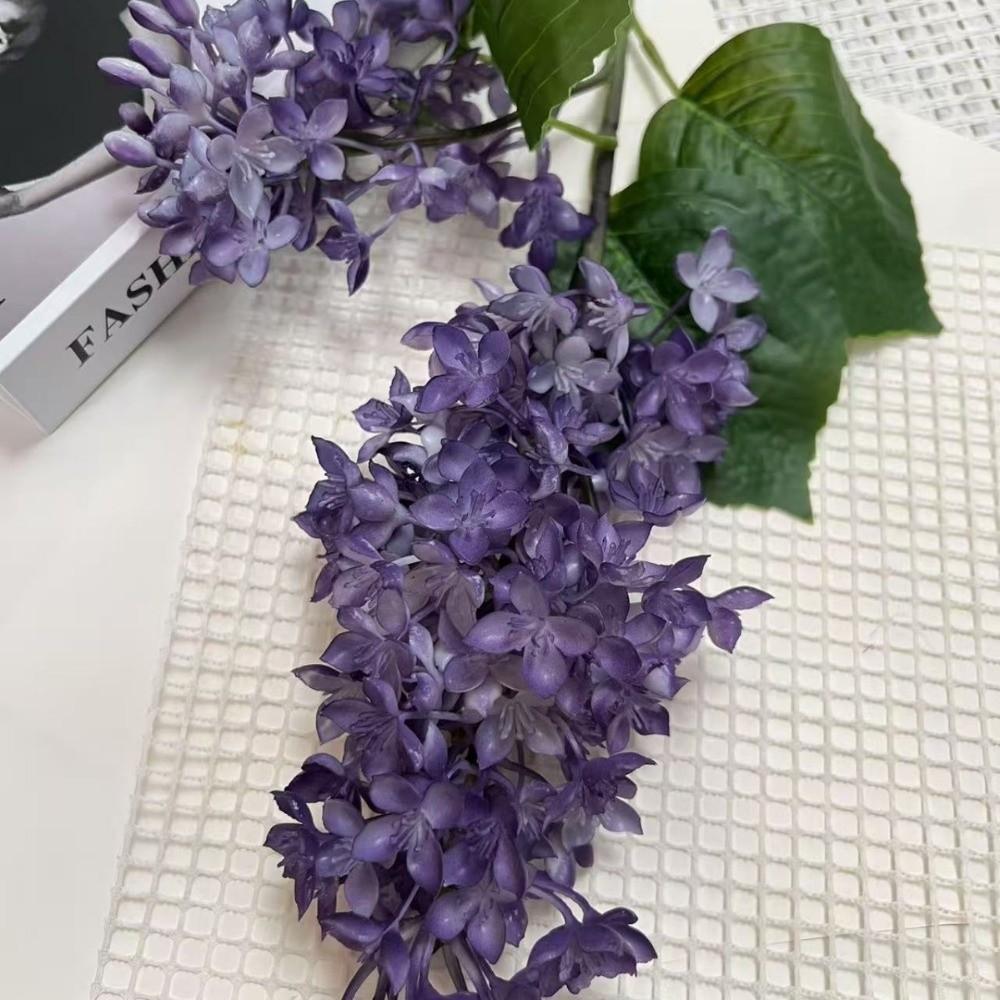 New Purple Artificial Lilac Flowers Decorative Floral Artificial Faux Plants Simulation Fake Flower Home Decor