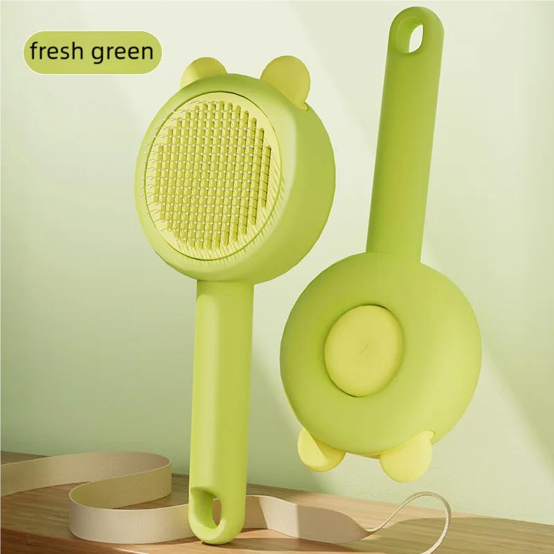 Pet Dog Brush Cat Comb Self Cleaning Hair Remover Brush Dogs Cats Grooming Tools Pets Dematting Comb Accessories High Efficiency
