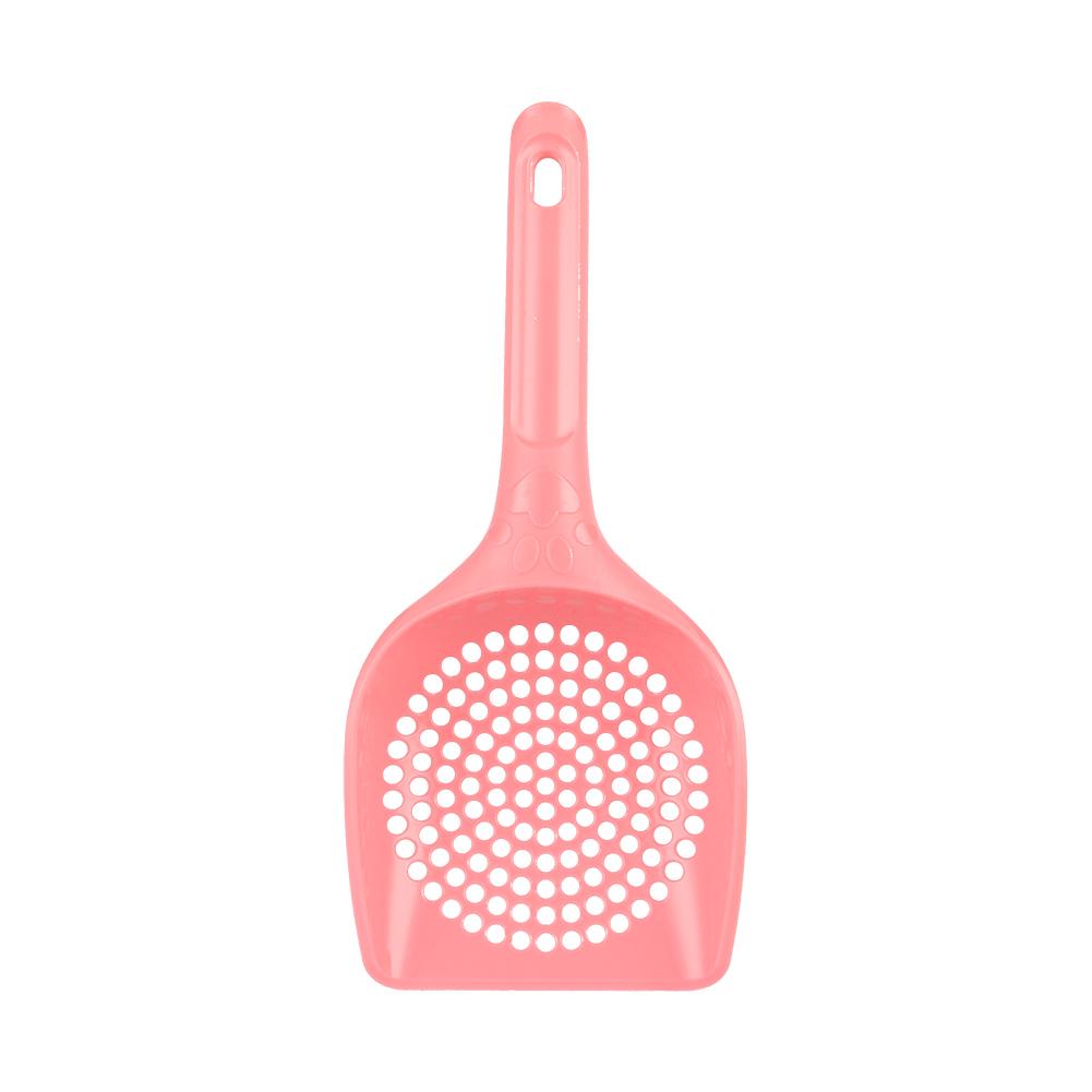 Plastic Cat Litter Scoop Pet Toilet Poop Cleaning Shovel Small Round Hole Cat Litter Sieve Spoon Cat Toilet Cleaning Tool