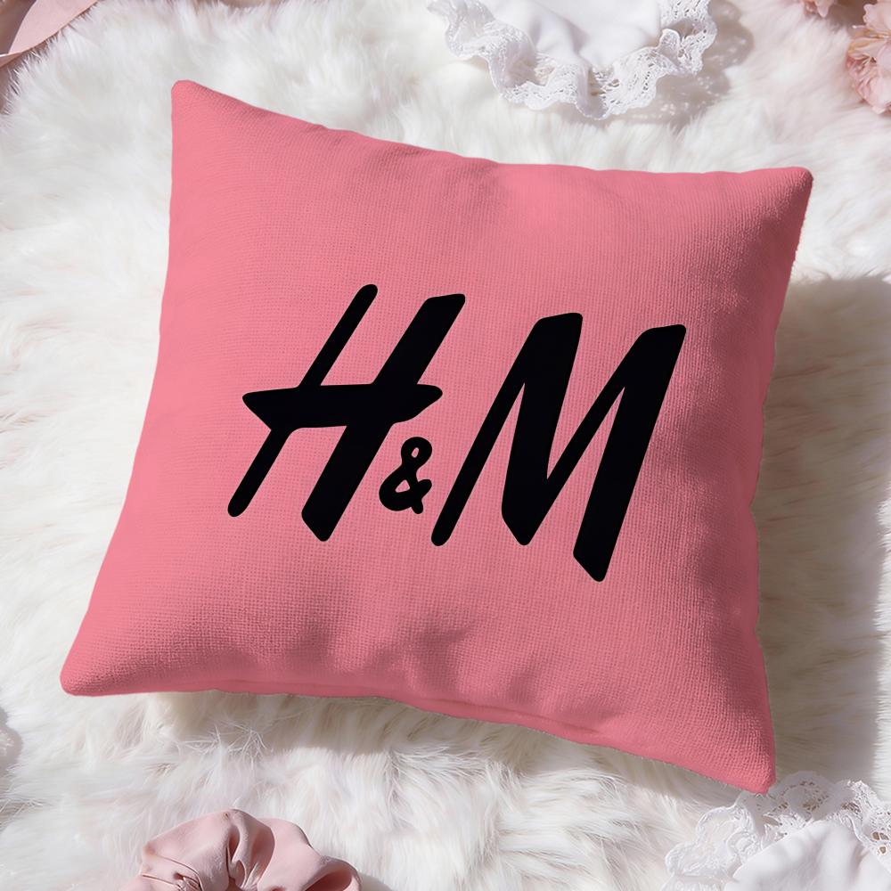 Brand H-H&MS Cushion Cover Premium Comfort Reversible Pillow Cove -Two in One Design for Any Room & Car Interior