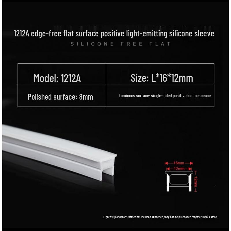 Flexible Silicone Sleeve LED Strip Light for Seamless Hidden Installation in Living Room