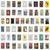 110pcs Tarot Stickers For Laptop Ipad Notebooks Stationery Computer Craft Supplies Sticker Vintage Scrapbooking Material