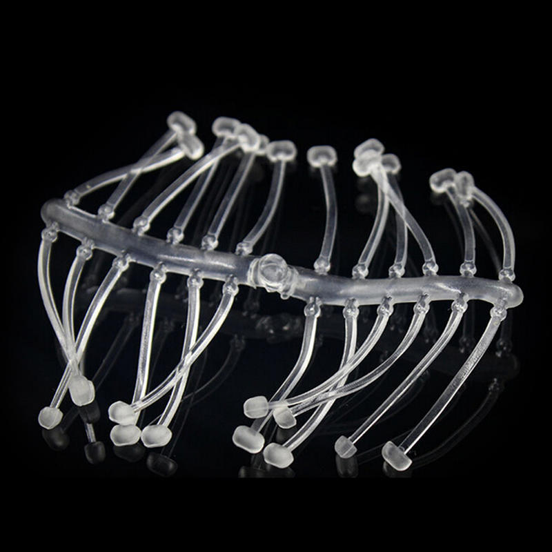 240Pcs Clear Hair Rig Fishing Boilie Stops Dumbell Bait Rig Carp Stops