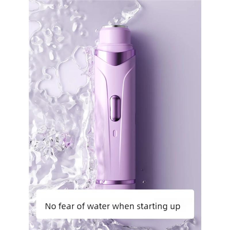 Double Head Shaver for Women Hair Removal Rechargeable Cordless Bikini Trimmer Smooth Skin Hair Trimmer Waterproof Portable