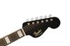 Fender Fender Electric Acoustic Guitar California Vintage Malibu with Gold Matching Black with Hard Case Case, Pickguard, Headstock,