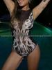 2025 European & American Cross-Border One-Piece Russian Swimsuit Bikini