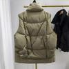 Chaleco de Alta Gama Estilo Occidental Chaleco Acolchado de Algodón para Mujer Otoño e Invierno Chaleco Suelto: vacío(0)