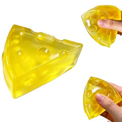Honey Cheese Squishy Fidgets Relief Sensory Toys Super Soft Mochi Cheese Slow Rebound Squeeze Stress Ball For  Adhd Gift