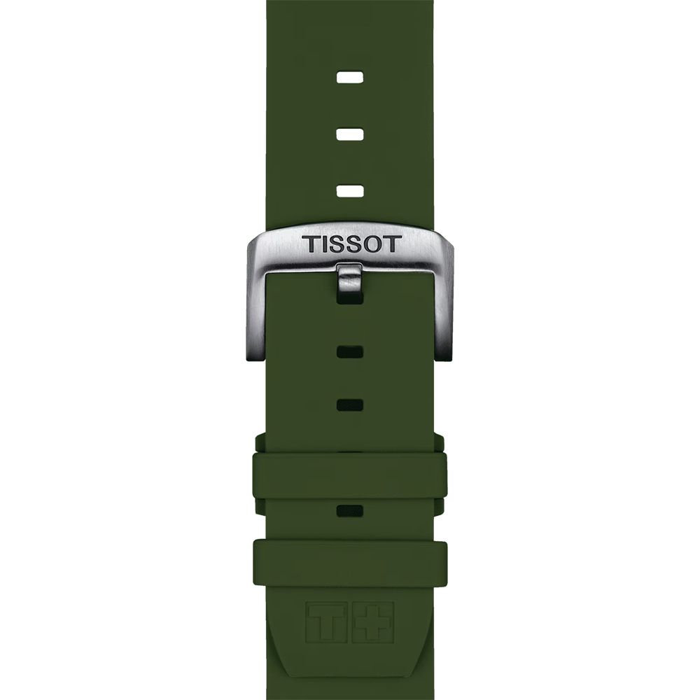 [Tissot] Хаки Резиновый Ремешок 22 ММ T852.047.177