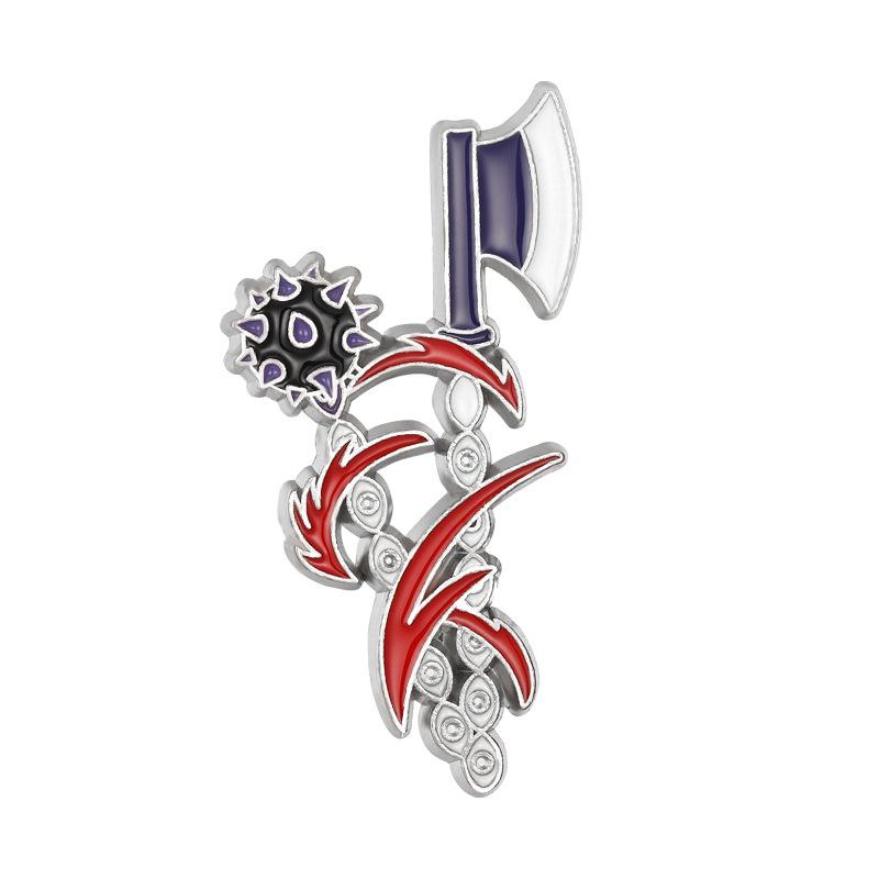 Demon Slayer Anime Lapel Pins Backpack Jeans Enamel Brooch Women Fashion Jewelry Gifts Cartoon Badges