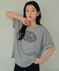 Wednesday Oasis For Woman Oasis Slav Graphic Short Sleeve T-Shirt_Melange Gray(Wb6Tp33)