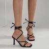 Fashion New Summer Fashion Sandals Elegant Sexy Cross Straps Banquet Party Stiletto Heels Wedding Bridesmaid Shoes