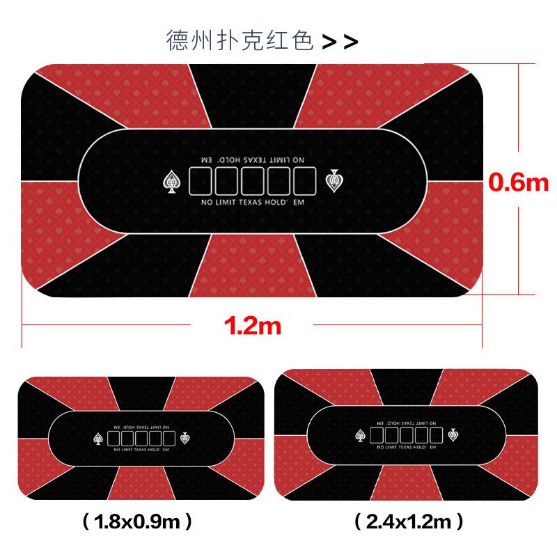 Texas Holdem Large XXL Rubber Nonslip Waterproof Portable Table Pad Poker Mouse Pad Keyboard Office Table Game Players Layout