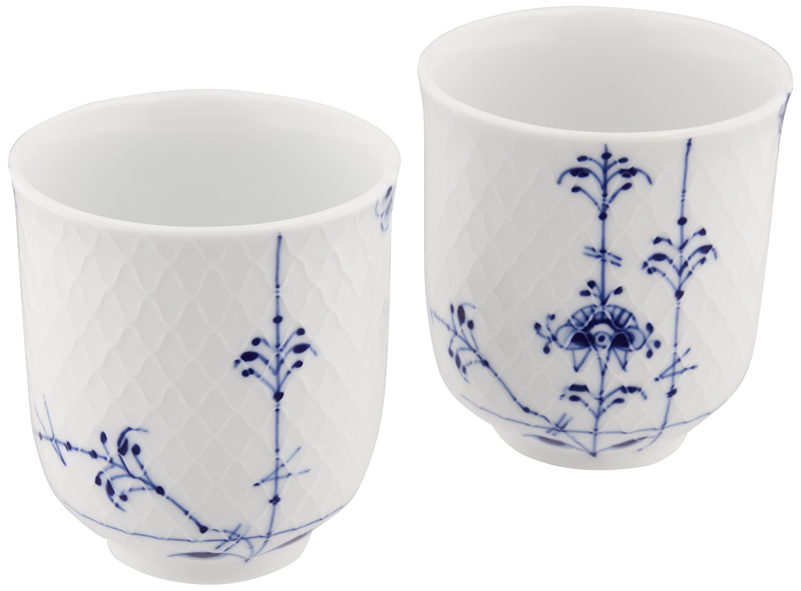 

[Officially Imported] Royal Copenhagen Blue Palmette Cups, 200ml, Pair, Wedding Gift, Product Number 1017408