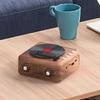 Retro Mini Portable Bluetooth Speaker with Record Player Design and Subwoofer