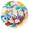 50 Ocean Series Cute Animal Stickers - Waterproof & Colorful for Phone Cases & Luggage