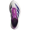 Adidas Adizero Boston 13 Running Shoes Women's White Purple Sneakers JS4953