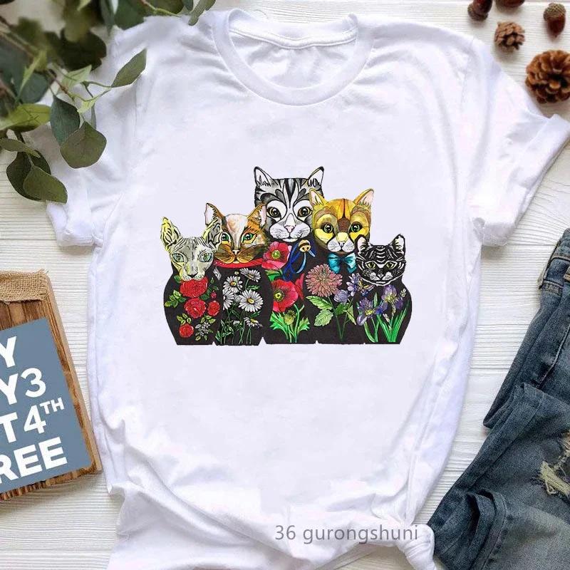 Unisex Russian Doll T-Shirt Women'S Clothing 2024 Funny Summer Fashion Tshirt Femme White Casual T Shirt Female Harajuku Shirt