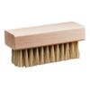 Cleaning Brush with Firm Grip Dry Wet Cleaning Soft Natural Bristles Multifunctional Square Beech Wood Design Cleaning Scrubber