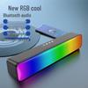 M8 RGB Soundbar: Panoramic Surround Sound, Vibrant Gaming Speaker with Cool Lighting Effects