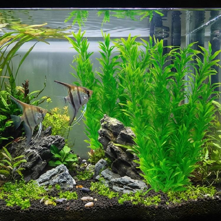 2lots Artificial Silk And Plastic Water Plant Colorful Simulated Underwater for Home Or Office Aquariums