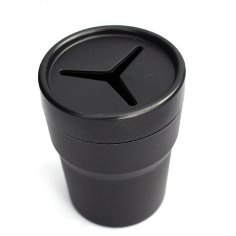 1PC Black Car Mini Pen Holder Box Coin Boxes Mount Trash Bin Auto Holders Cup Mounts Car Auto Multifunctional Accessories