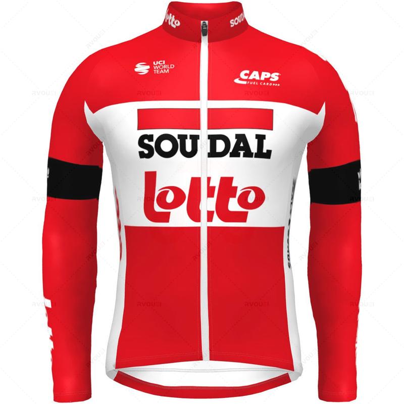 

Lotto Soudal Road Bike Clothes Long Sleeve Jersey MTB Uniform Bicycle Bib Pants Riding Sports Shirt 2026 Autumn Breathable Cycling Clothing Set XS
