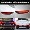 LED Rear Bumper Reflector Lights For Nissan X-trail T32 Rogue Qashqai J11 Leaf Pathfinder Infiniti Q50 QX60 JX35 2014 2015 2016