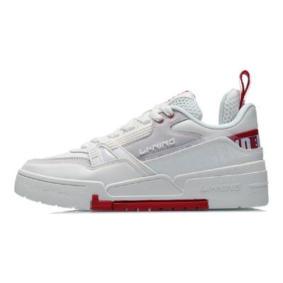 Li Ning 001 Btc Αντιολισθητικά Ανθεκτικά στην Φθορά Παπούτσια Σκέιτ Χαμηλού Προφίλ Γυναικεία Αθλητικά Παπούτσια Λευκό Κόκκινο AECR002-4