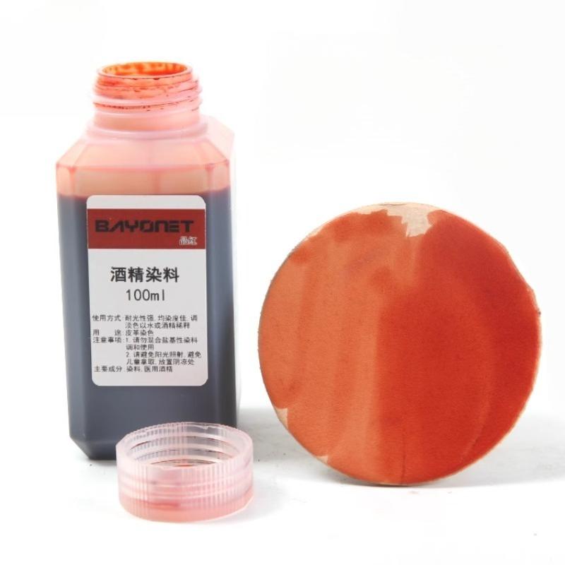 DIY Leather Alcohol Dye Leather Carving Alcohol Dye 100ml/ Be Used for Color Restoration Can Be Diluted Color-changing Agent