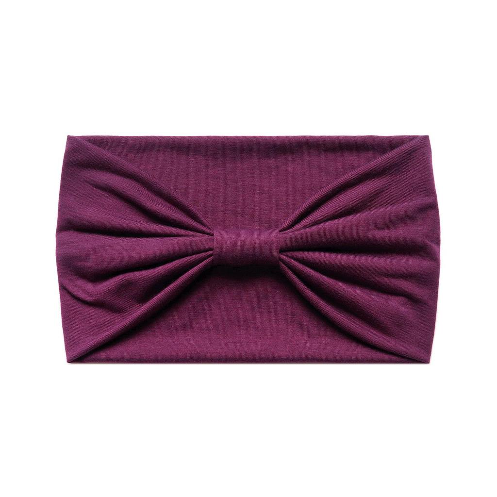 Stretchy Solid Color Sports Headband - Sweat-Absorbing Yoga & Running Hairband