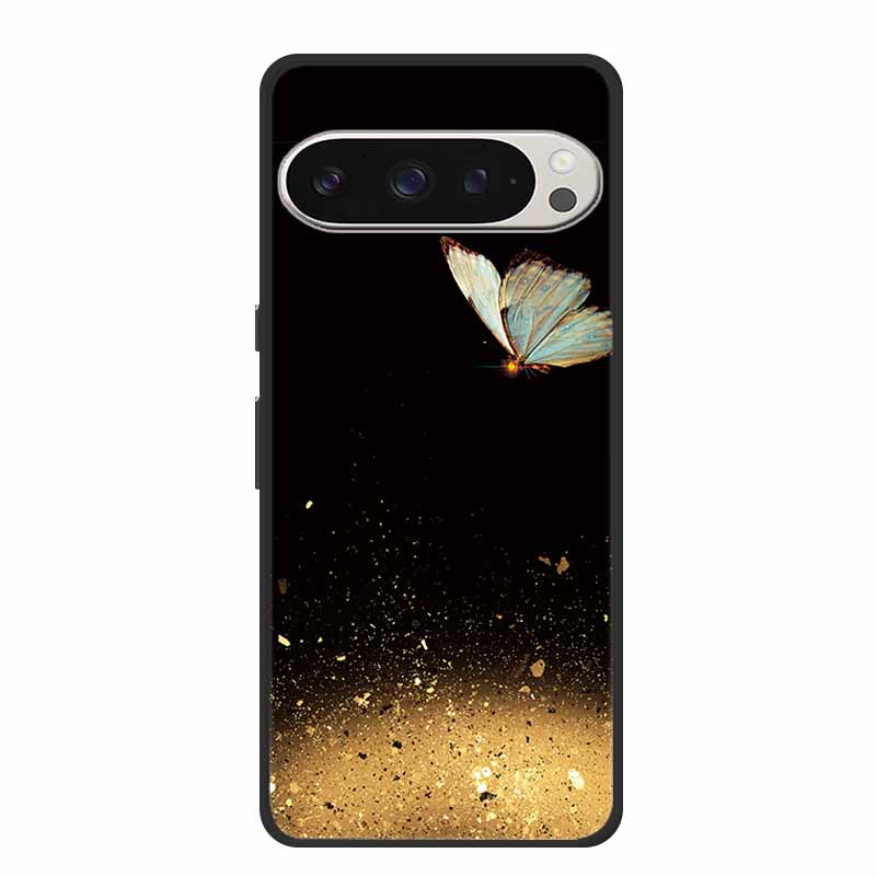 Für Google Pixel 9 5G Hülle Luxus TPU Weiches Silikon Handyhüllen für Google Pixel 9 Pro Pixel9 Cartoon Süße Stoßstangenabdeckung Fundas