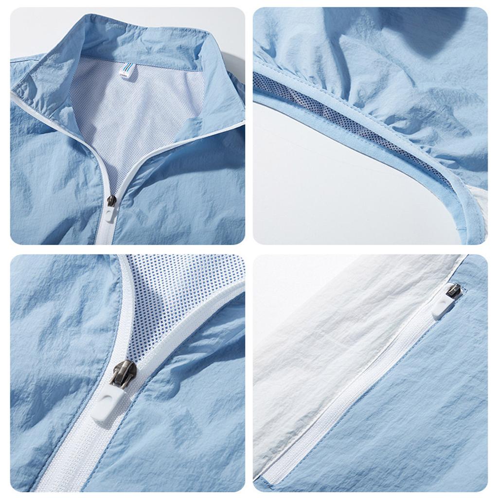 Vesta reflectorizantă de lucru în aer liber pentru ventilator de vară