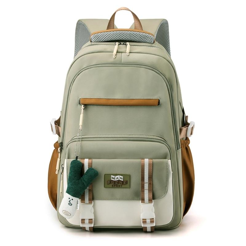 Versatile School Backpack Women Nylon School Bag Fashion Laptop Backpack Cool Female Book Bag Student Large Daypack