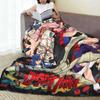 Aesthetic Dandadan Manga Blanket Multiple Sizes Soft Fuzzy Plush Okarun Throw Blankets for Couch Sofa and Bed