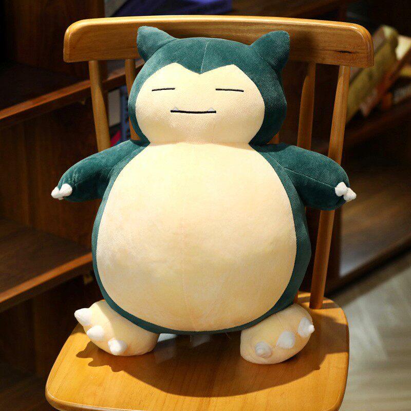 Snorlax Plush Toys 30/50cm Cartoon Japan Anime Monster Elf Soft Stuffed Animal Doll for Girls Birthday Gift