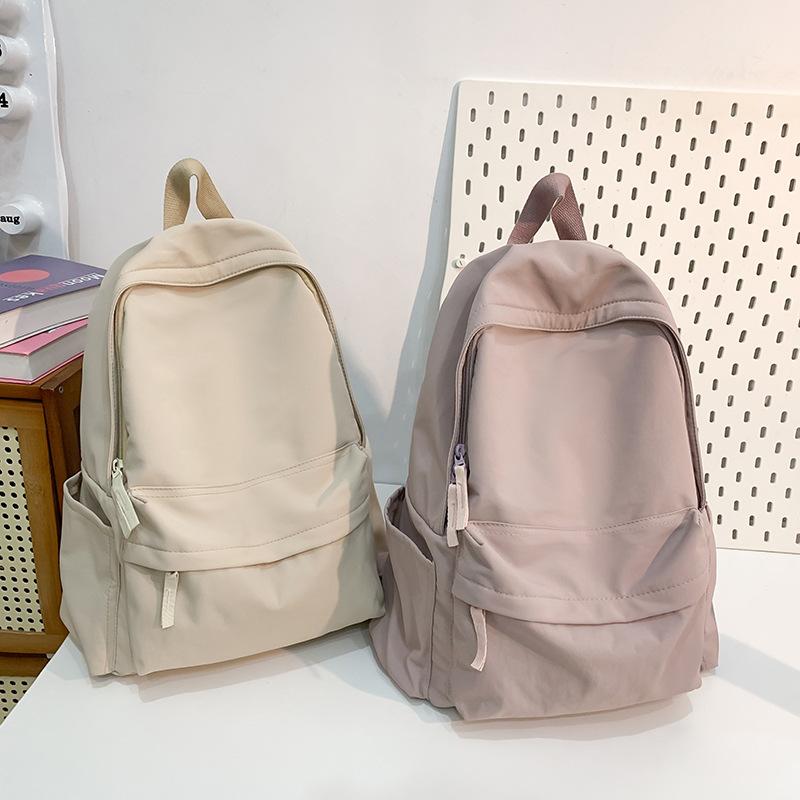 Japanese University High School Simple Backpack Lightweight Commuting Large Capacity Junior High School Girls Schoolbag Travel Backpack