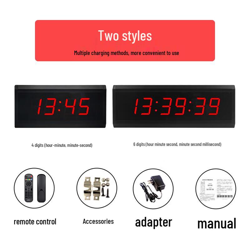 JINGRUIDA 2.3-inch Digital Countdown Timer