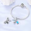 Charms Copperplatedbachelor'S Cap Airplane Trunk Pendants Fit Charms Original Bracelet Beads Women Jewellery Making Diy